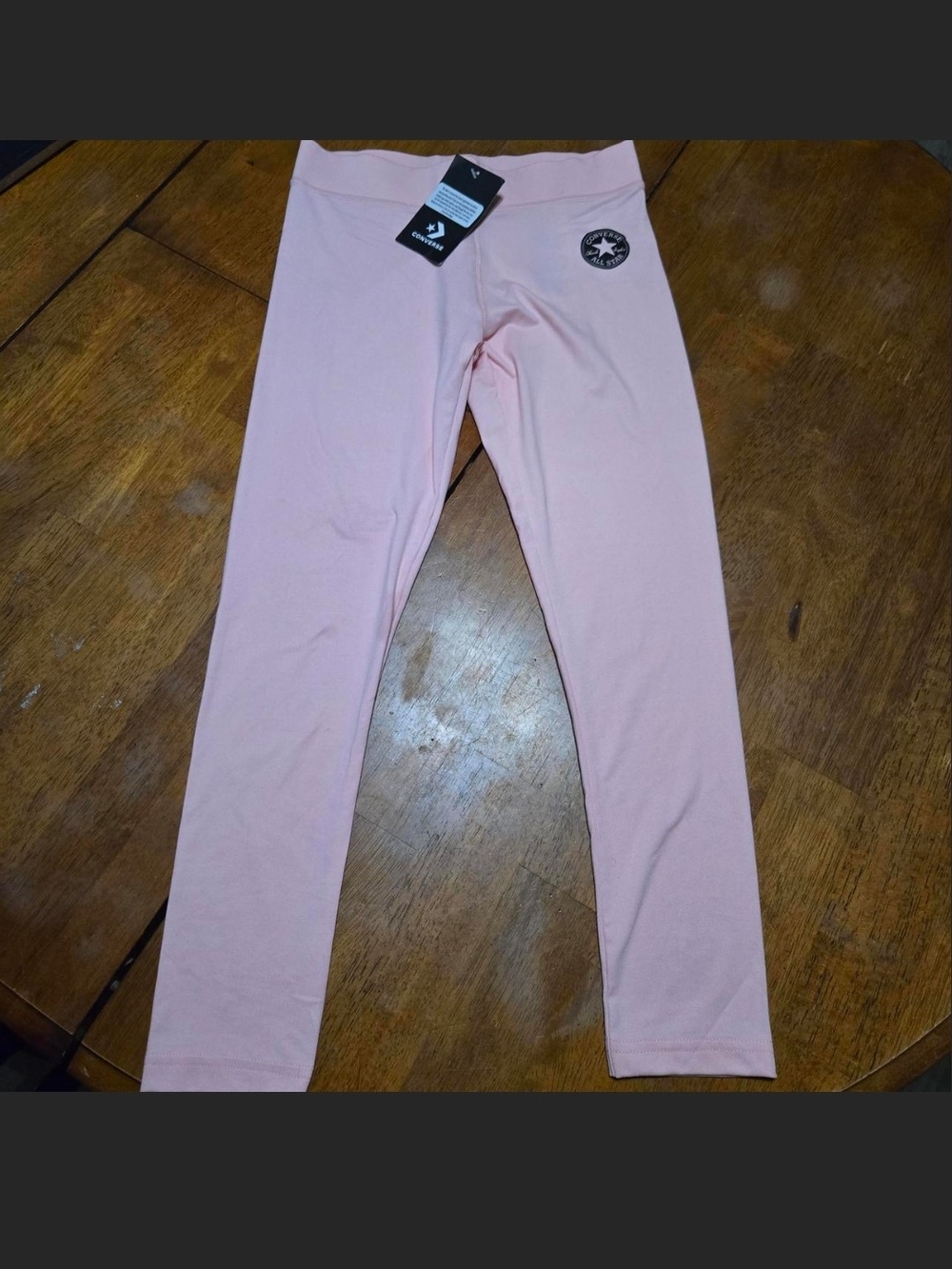 Converse Light Pink Girls' Active Leggings NWT
